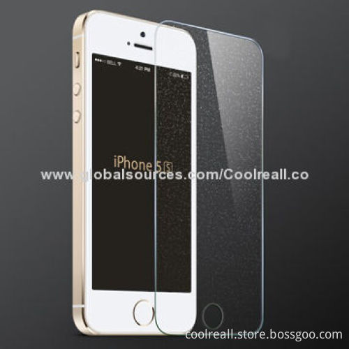 2014 Top Seller Good Price Crystal Tempered Glass Screen Protector for iPhone 5 with High-quality